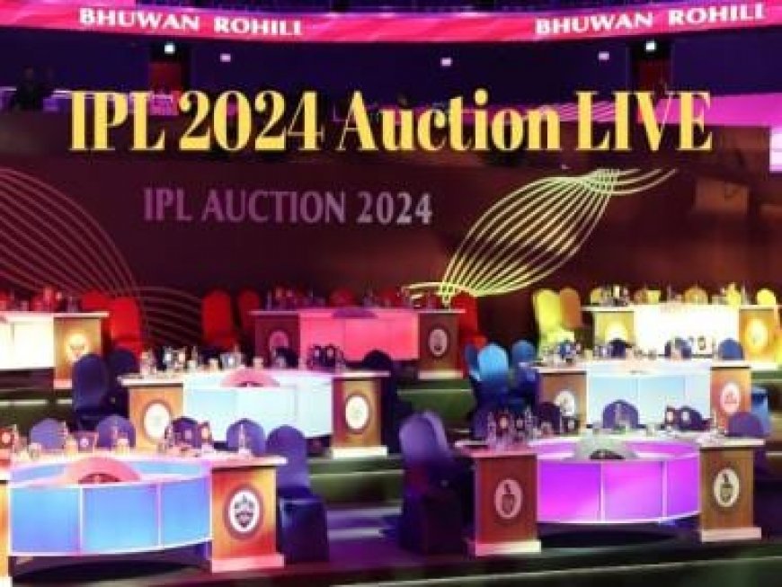 IPL Auction 2024 LIVE Updates: West Indies' Rovman Powell first player to go under hammer