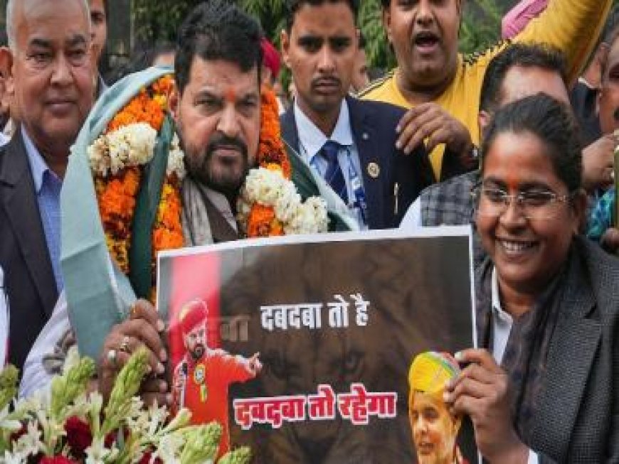 "Dabdabba tha, dabdabba rahega...": Brij Bhushan after his aide Sanjay Singh wins WFI election