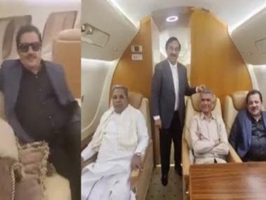 Obscene, shameful: BJP slams Congress after Karnataka CM Siddaramaiah takes luxury jet to Delhi to seek drought aid
