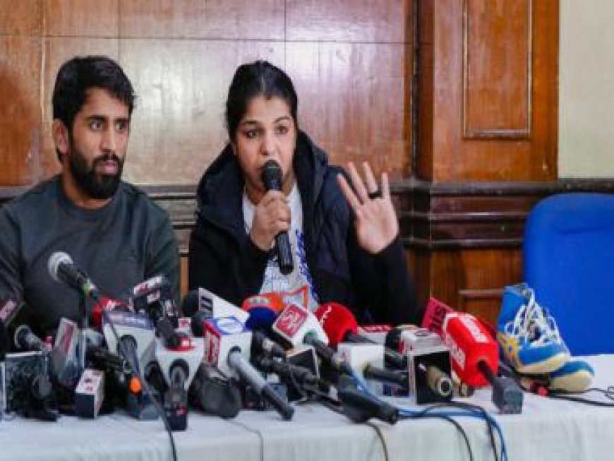 'First step towards something good': Sakshi Malik, Bajrang Punia welcome WFI's suspension by Sports Ministry