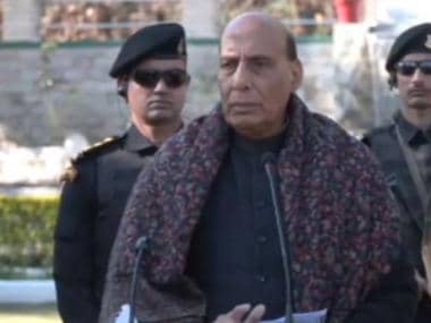 'Necessary steps are being taken': Defence Minister Rajnath Singh reviews security situation in J&amp;K