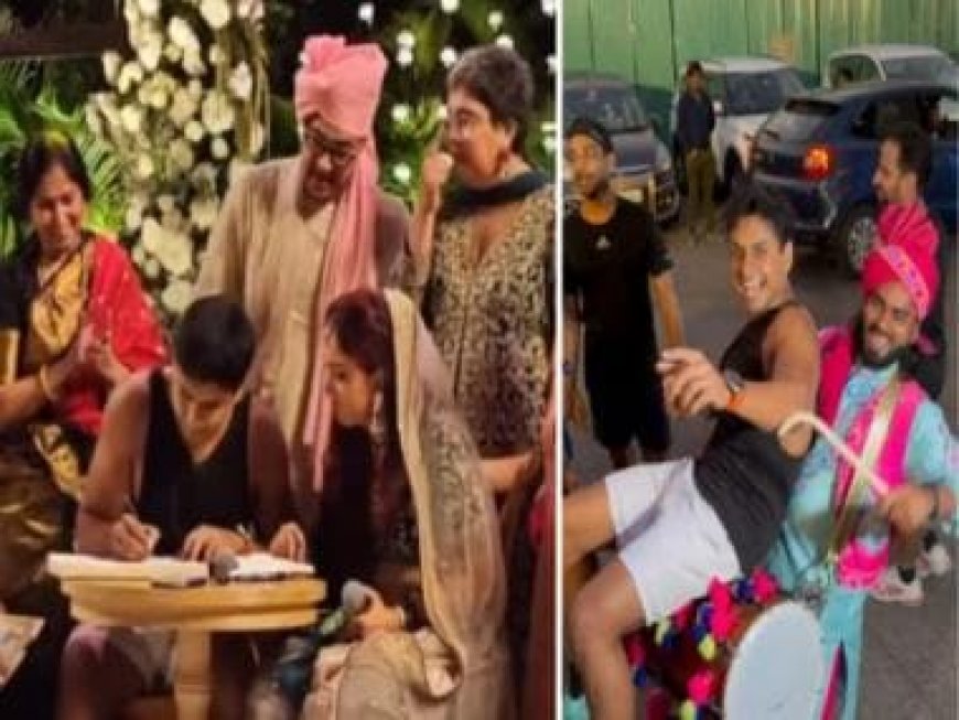 WATCH: Ira Khan ties the knot with Nupur Shikhare, groom wears sleeveless t-shirt and shorts for the wedding