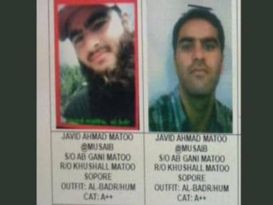 Wanted Hizbul terrorist Javid Ahmad Matoo, carrying Rs 5 lakh bounty, caught in Delhi