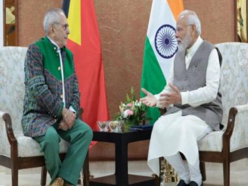 PM Modi holds bilateral meet with Timor-Leste president in Gujarat, discusses ways to further strengthen ties