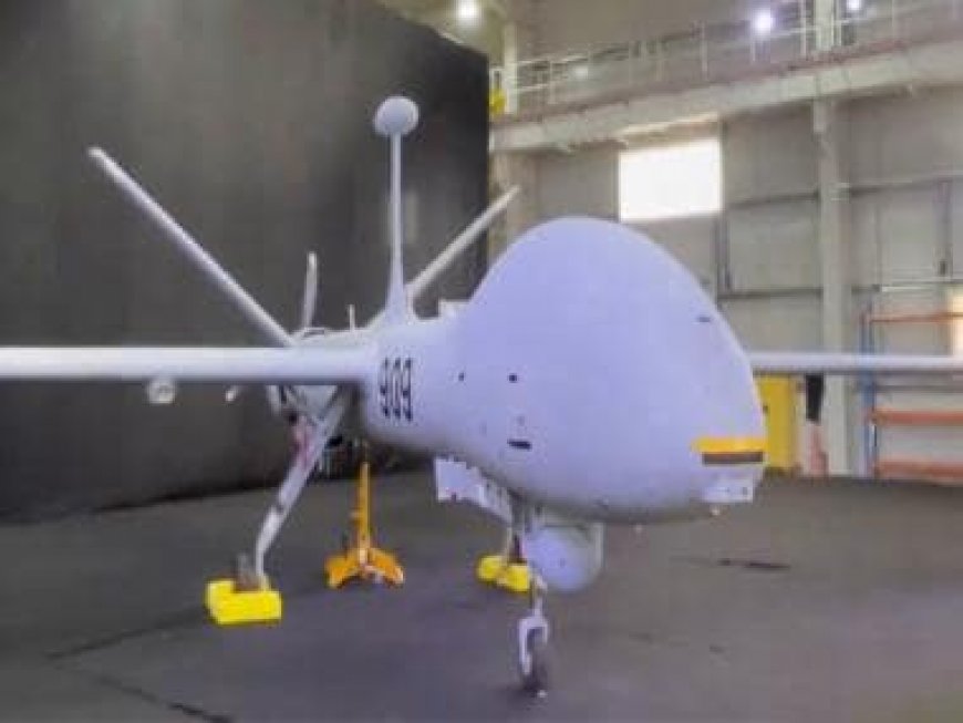 WATCH unveiling of India's first indigenously manufactured UAV ‘Drishti 10 Starliner’ drone