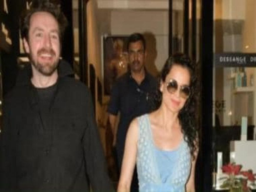Kangana Ranaut caught holding hands with a mystery guy; Fans say 'He looks like Hrithik Roshan'