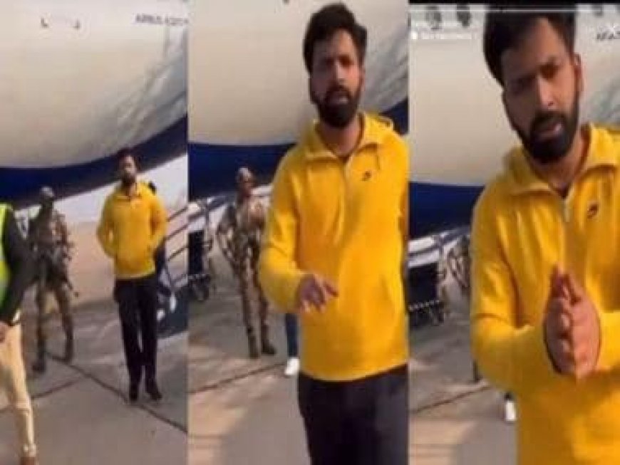 Viral Video: Passenger, who hit Delhi-Goa IndiGo flight pilot, says 'sorry sir' with folded hands