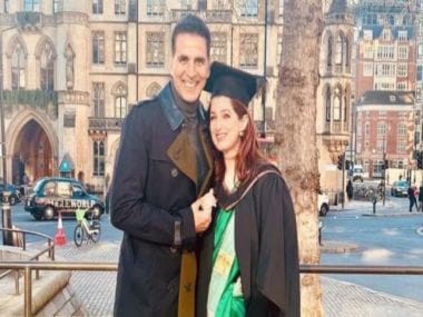 Twinkle Khanna graduates from UK's Goldsmith College at the age of 50, husband Akshay calls her 'super woman'