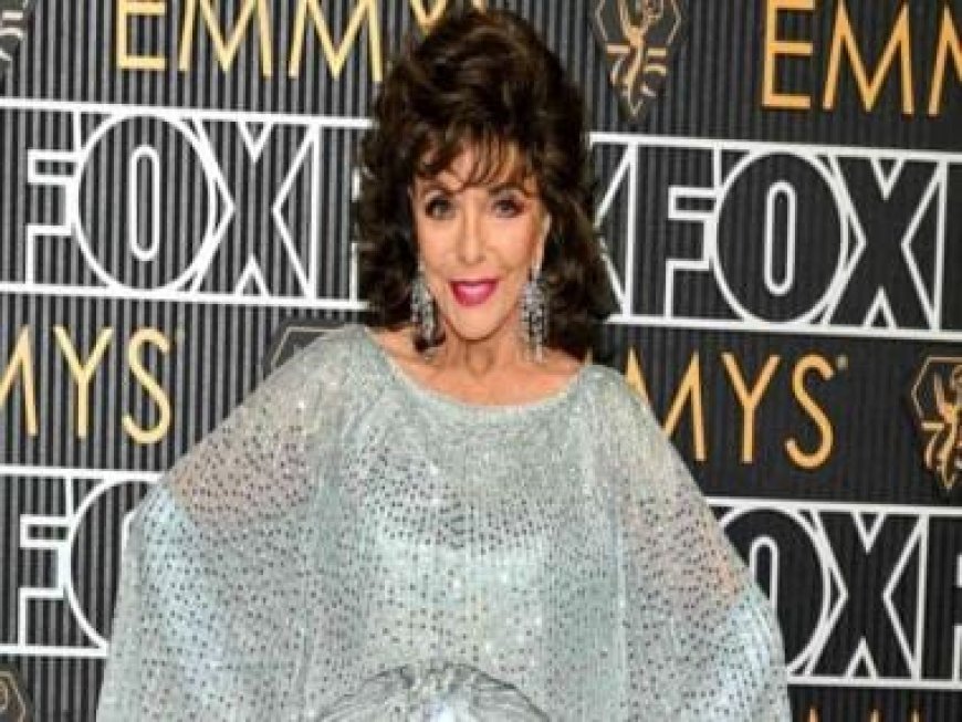 Joan Collins, 90, proves 'age is just a number' as she graces Emmys Red Carpet like a diva