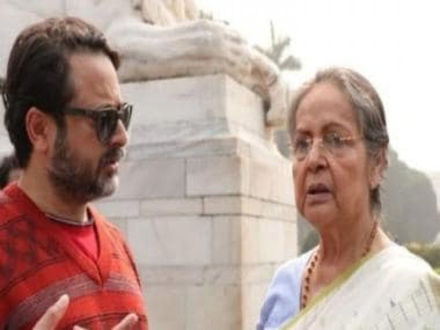 'Trishul' actress Rakhee Gulzar is making a comeback, spotted shooting for 'Amar Boss' in Kolkata- WATCH