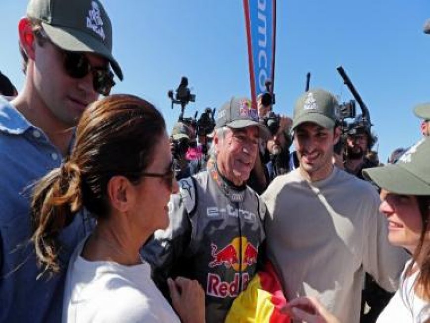 Carlos Sainz Sr., father of Ferrari driver, makes history by winning Dakar Rally at 61