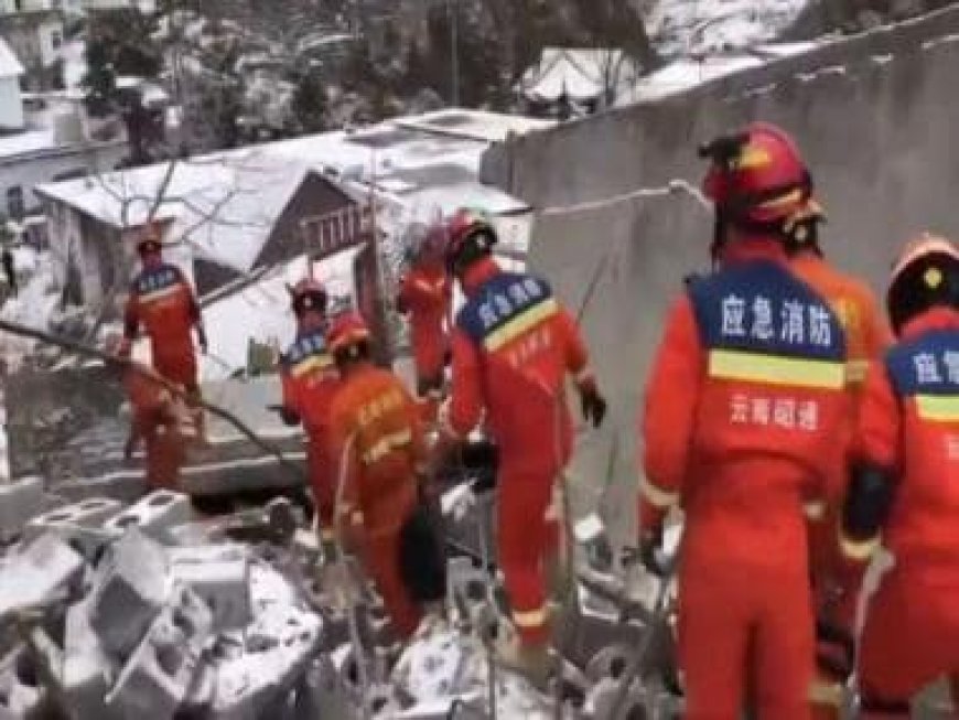 Landslide in mountainous southwest China's Yunnan province buries 47 villagers