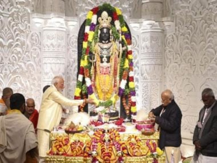 In Images | The big moments from the Ram mandir consecration ceremony