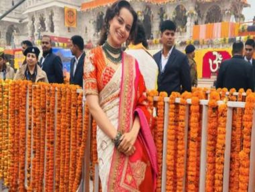 'Ram Aa Gaye,' says Kangana Ranaut as she shares post from Ayodhya on the eve of Ram Mandir's inauguration ceremony