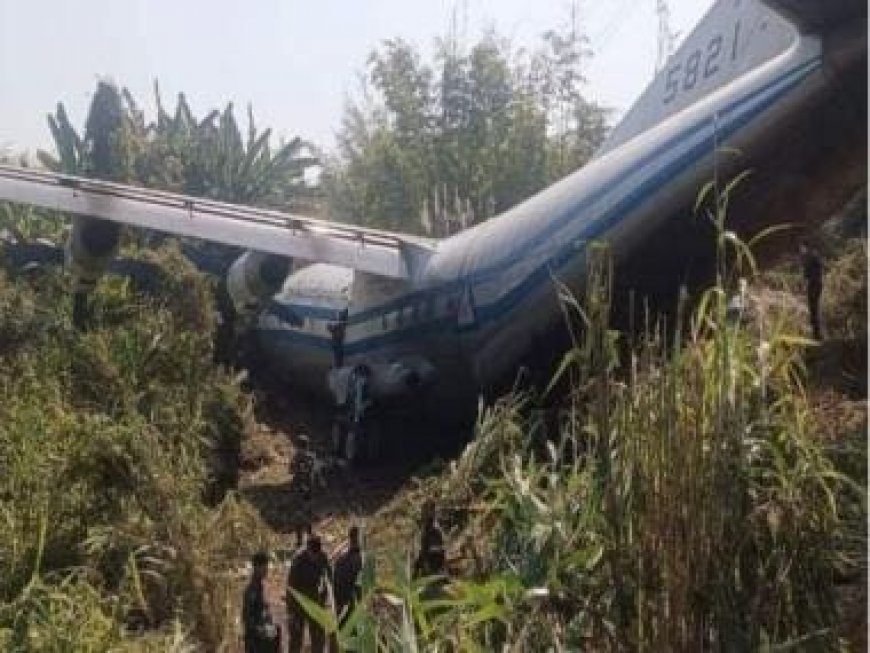 Myanmar Army plane that came to fetch soldiers who crossed into India for refuge crashes in Mizoram