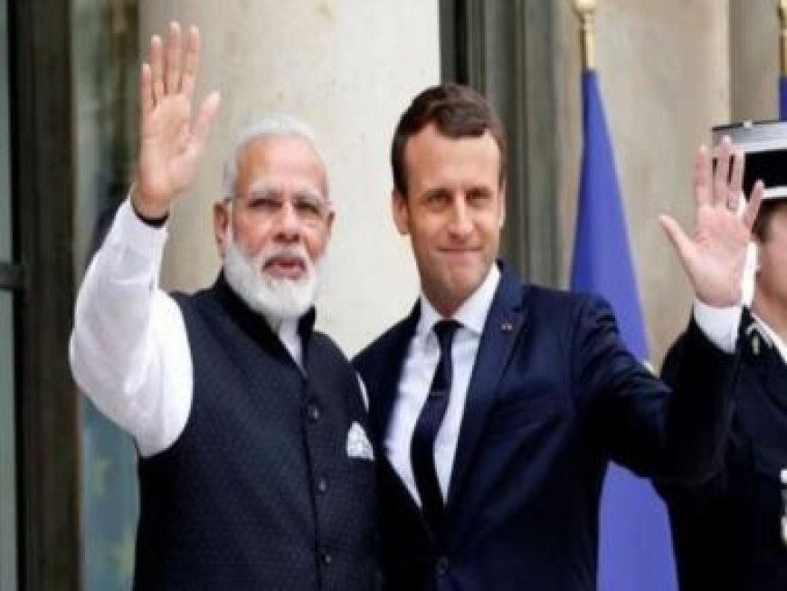 French President India visit Live Updates: PM Modi gifted a replica of Ram Mandir to Macron in Jaipur