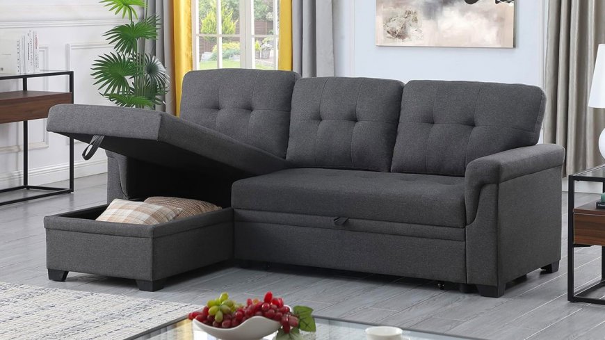 This sleeper sofa with storage is so cheap thanks to a 58% Amazon discount, we had to do a double take