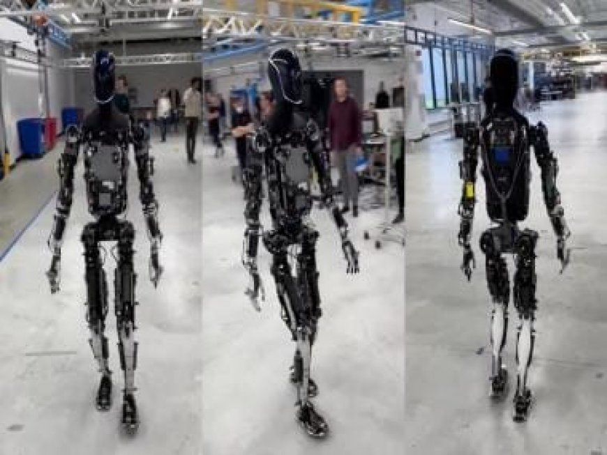 WATCH: Elon Musk shares video of Tesla's Optimus humanoid robot's remarkable, ‘human-like’ walk