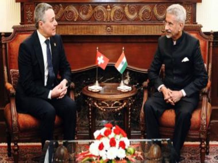WATCH: EAM Jaishankar, Swiss foreign minister meet in New Delhi, exchange perspectives on Ukraine conflict