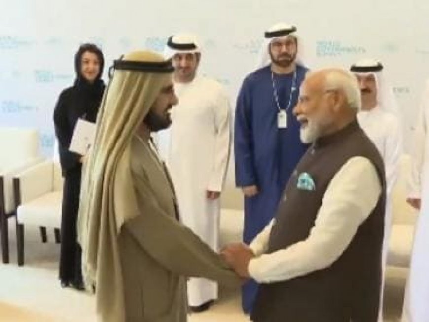 WATCH: PM Modi holds bilateral talks with Emir of Dubai Mohammed bin Rashid