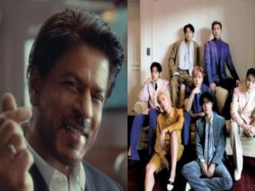 Shah Rukh Khan shows love for South Korean Band BTS while announcing Dunki's Netflix release; fans can't keep calm