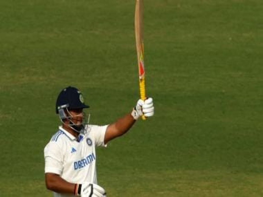 Sarfaraz Khan slams half-century on India debut in 3rd Test vs England