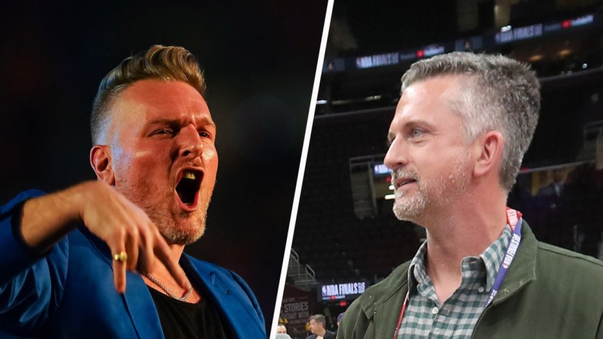 Bill Simmons and Pat McAfee are quietly taking shots at each other on their own shows