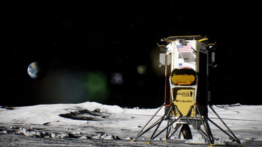 The first U.S. lunar lander since 1972 touches down on the moon