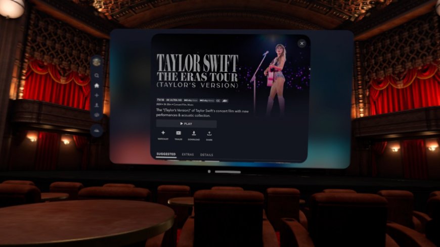 Here's how I got front row at The Eras Tour on an Apple Vision Pro