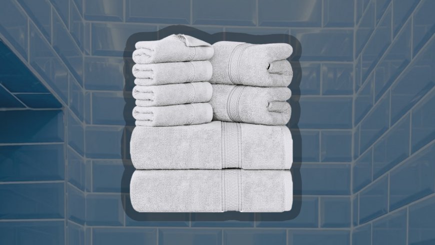 Amazon's bestselling 8-piece towel set with over 40,000 perfect ratings is on sale for $32 right now