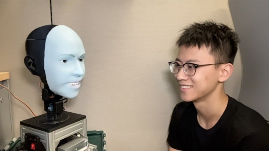 This robot can tell when you’re about to smile — and smile back