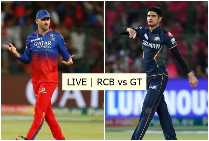 LIVE UPDATES | RCB vs GT, IPL 2024: Gujarat Lose Gill, Sudharsan; Bowlers Put Bengaluru On Top