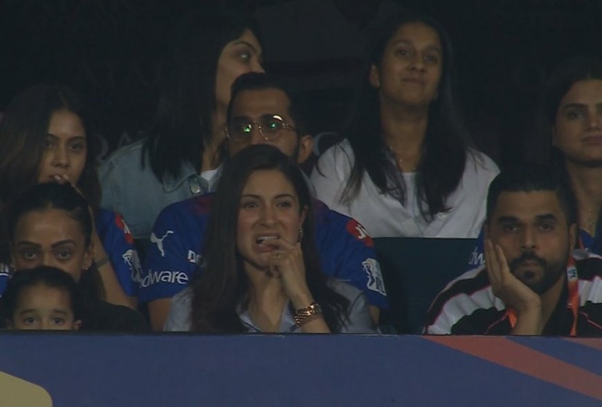 Anushka Sharma’s HEARTBROKEN Reaction After Virat Kohli Gets Out Goes VIRAL During RCB vs GT IPL 2024 Match | WATCH VIDEO