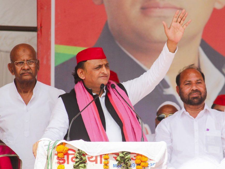 Lok Sabha Elections 2024: Tent Collapses During Akhilesh Yadav’s Public Rally In Jalesar | Watch