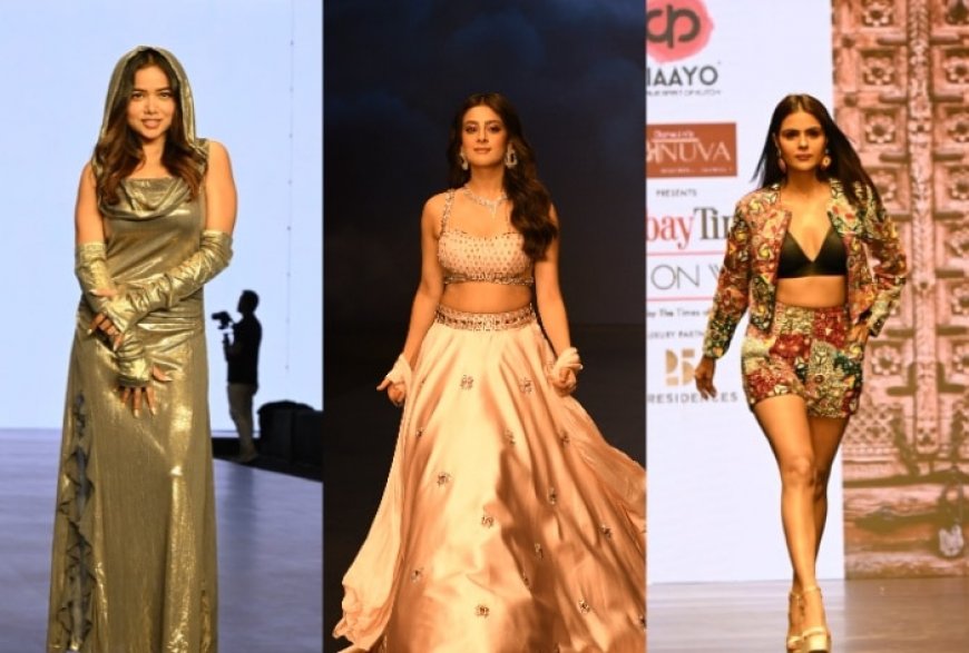 Manisha Rani, Isha Malviya, Priyanka Chahar Choudhary Walk With Grace at Ramp on The Day 4 of Bombay Times Fashion Week 2024- PICS