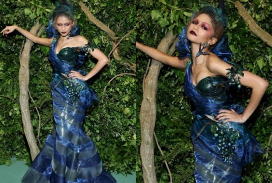Met Gala 2024: Zendaya’s Dramatic Organza Bias-Cut Dress With Hanging Grapes Brings Back Mermaidcore -Pics