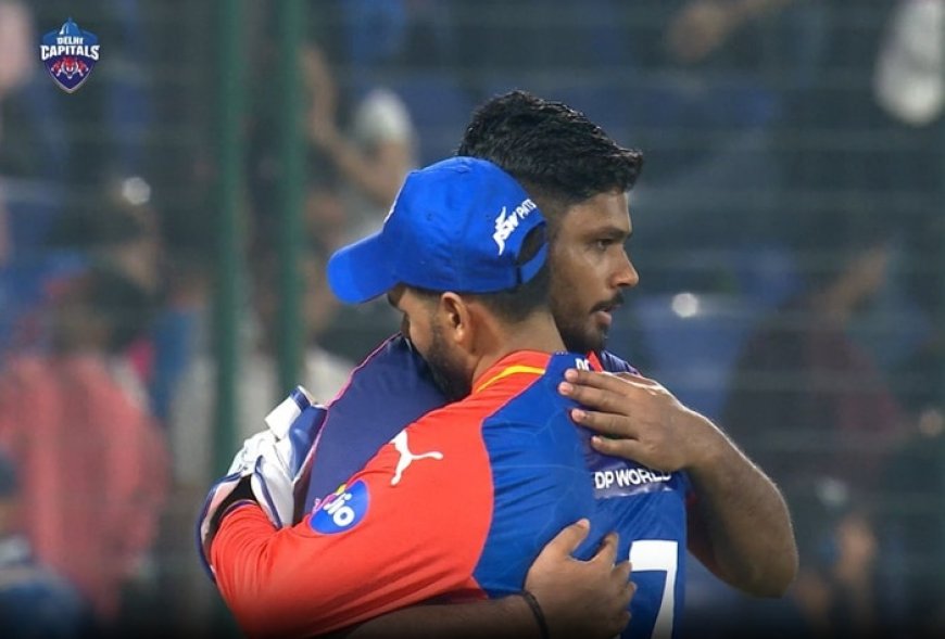T20 World Cup 2024: Sanju Samson HUGS Rishabh Pant After DC Beat RR in IPL 2024 Match; Heartwarming PIC Goes VIRAL