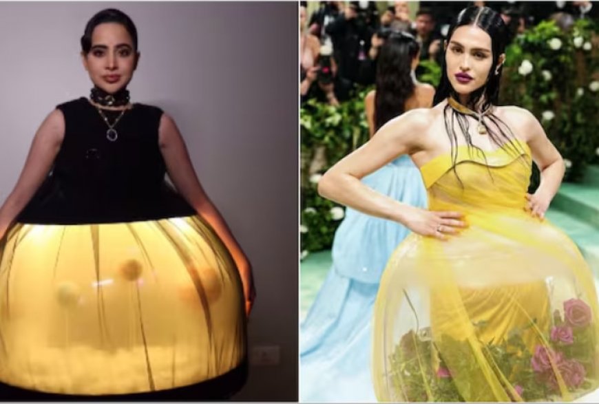 Uorfi Javed Gets Recognition from Karan Johar and Orry After Hollywood Celebs Wear Similar Outfit