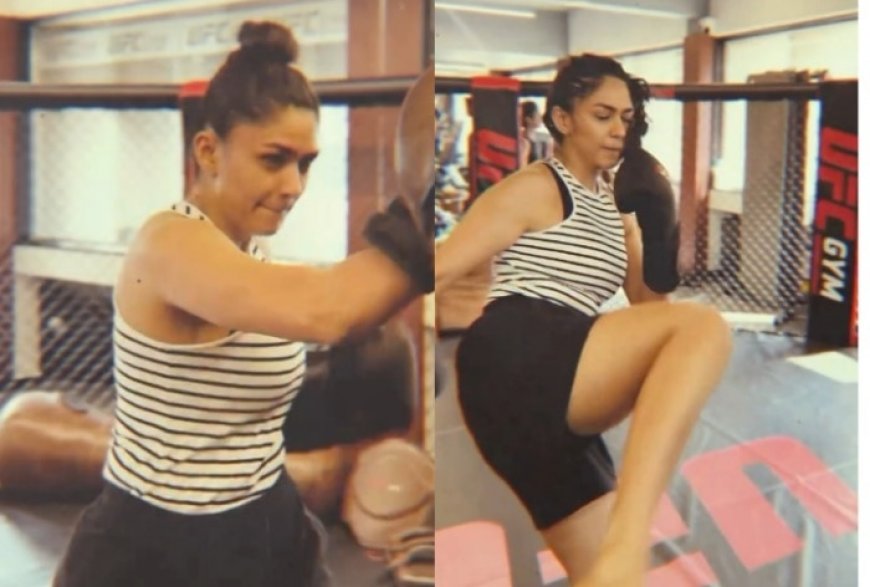 Mrunal Thakur’s ‘Workout Ka Punchnama’ Begins With Intense Kickboxing And Her Terrific Energy is Something You Can’t Skip- Watch