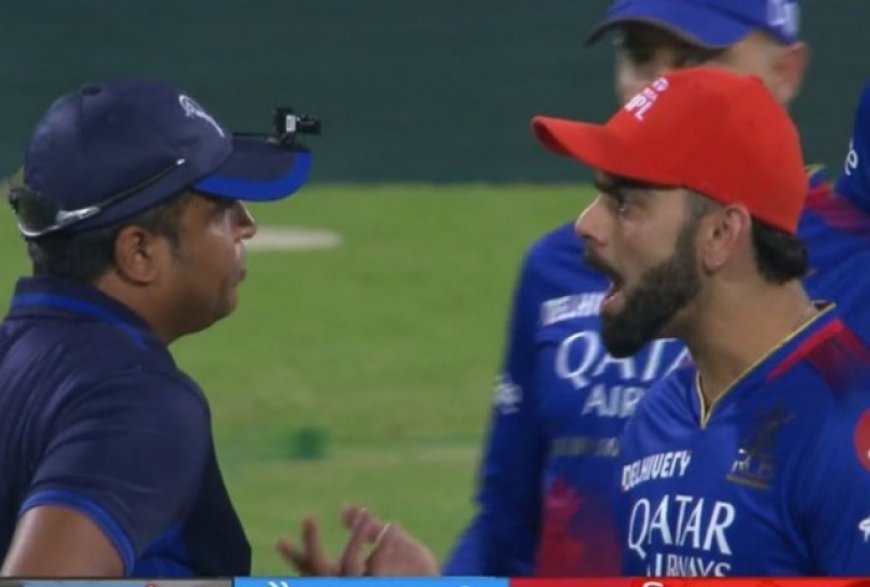 Virat Kohli Engages In Heated Conversation With On-Field Umpire During RCB Vs DC Clash – WATCH VIDEO