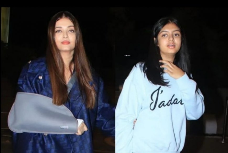 Aishwarya Rai Bachchan With Her Injured Arm Heads to Cannes With Daughter Aaradhya, Netizens Feel Proud – Check Reactions