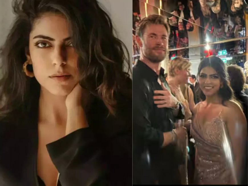 Instagram Sensation Karishma Gangwal Makes Cannes Debut, Poses with Chis Hemsworth