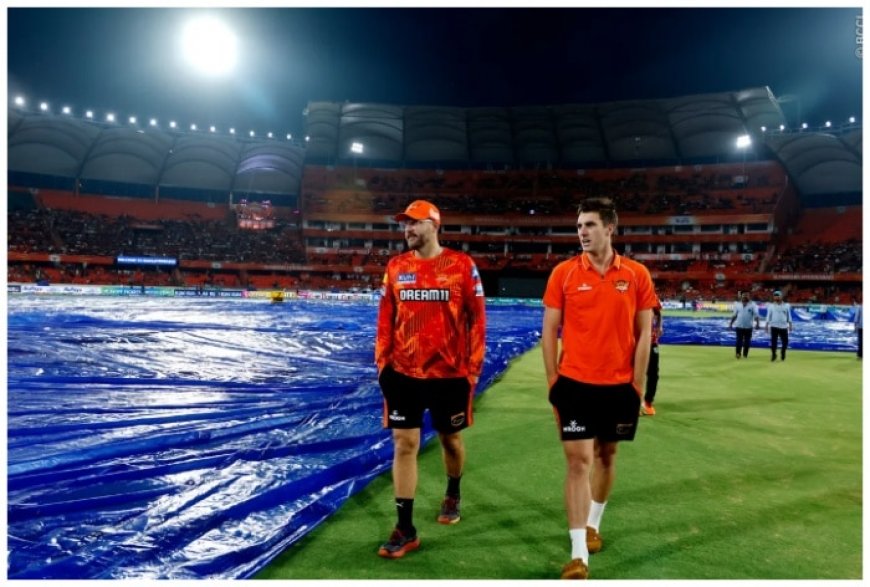 IPL 2024: Sunrisers Hyderabad Qualify for Playoffs After SRH vs GT Clash Gets Abandoned Due To Rain