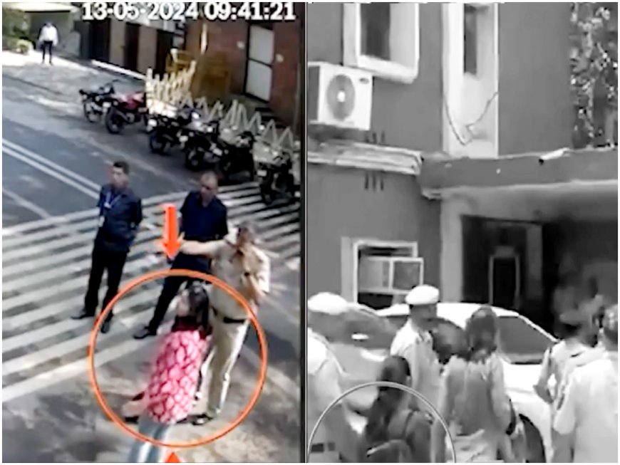 Swati Maliwal Assault Case: AAP Shares New CCTV Footage, Here’s What It Shows