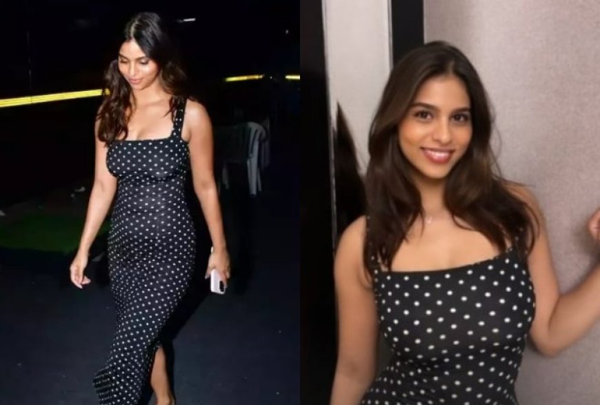 Suhana Khan Repeats Her Rs 27K Black Polka Dot Dress for 24th Birthday Party, Displaying Love for Sustainable Fashion – Pics