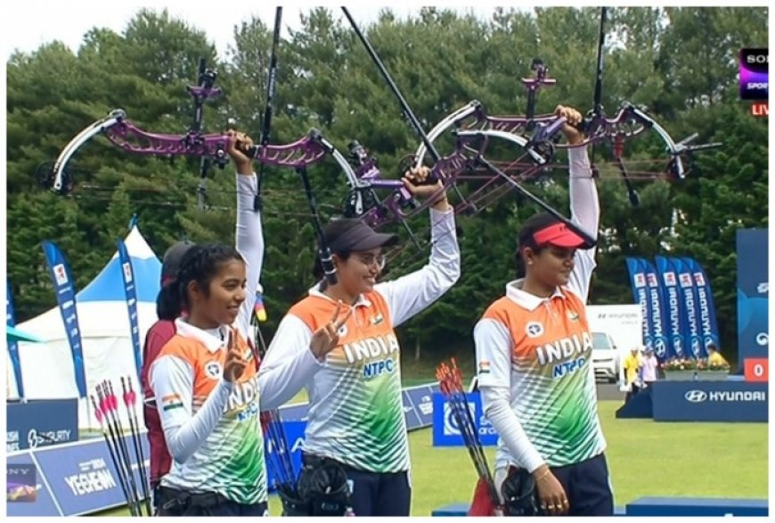 Archery World Cup: India Women’s Compound Archery Team Strike Third Successive Gold Medal