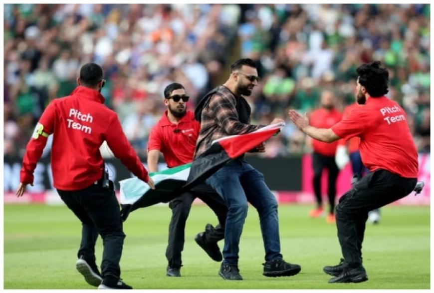 ENG Vs PAK, 2nd T20I: Pitch Invader With Palestine Flag Breaches Security At Edgbaston – WATCH VIDEO