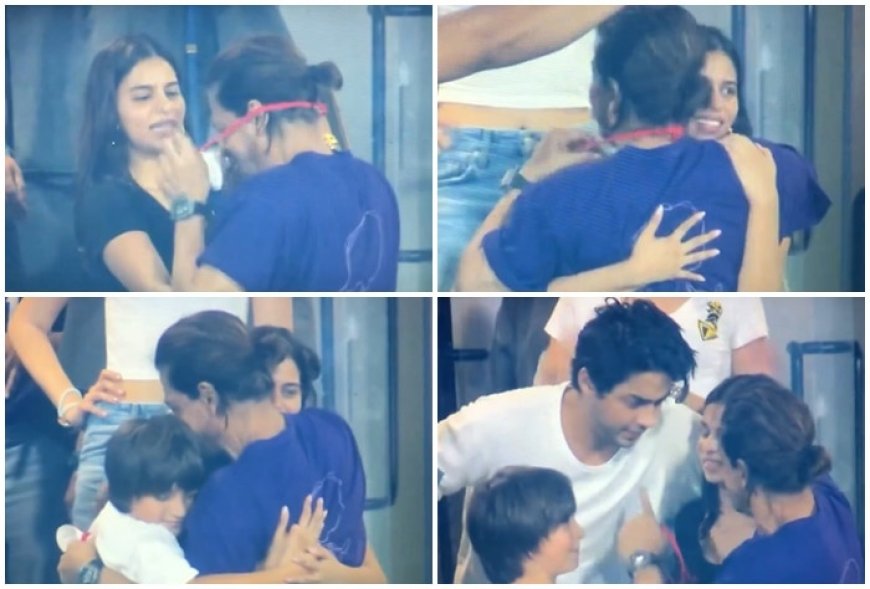 Suhana in TEARS, Hugs Shah Rukh Khan After KKR Beat SRH to Clinch 3rd IPL Title | WATCH VIDEO