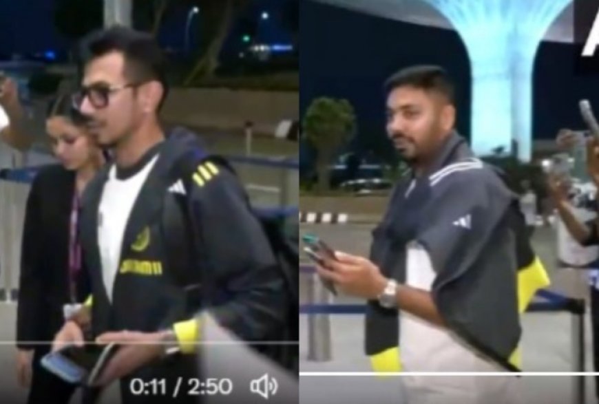 T20 World Cup 2024: Yuzvendra Chahal, Avesh Khan Leave Mumbai For United States – WATCH VIDEO