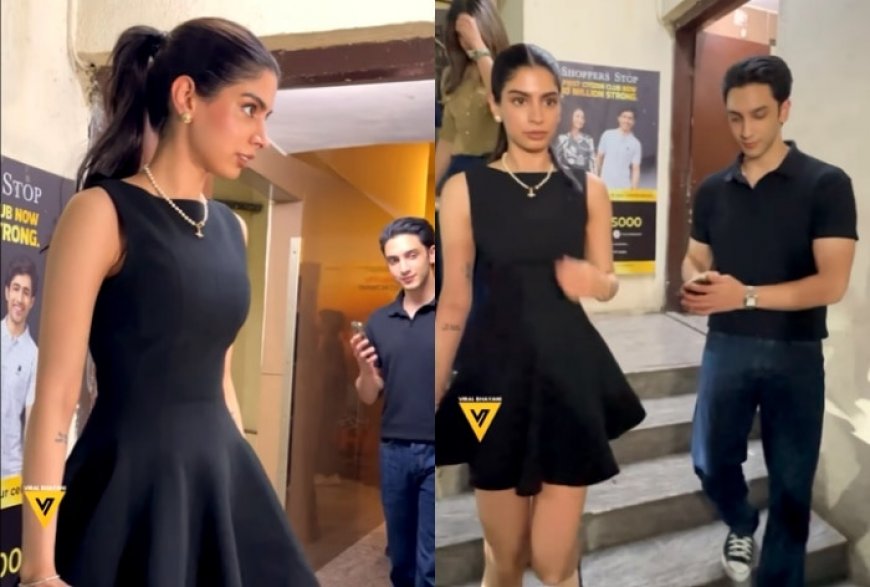 Khushi Kapoor and Vedang Raina Spark Dating Rumours as They Twin in Black at Movie Night – Check Pics